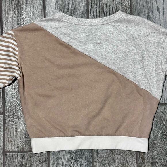 Victorias Secret Victoria Sport Colorblock Cropped‎ Sweatshirt size Medium - Picture 7 of 10